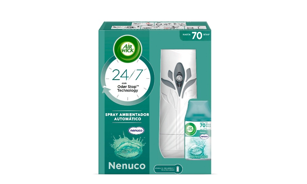 Ambientado para el hogar Air Wick Freshmatic con aroma a Nenuco